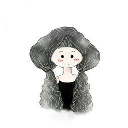手绘女生卡通头像可爱微信头像图片大全