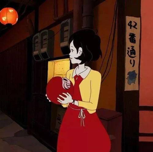 动漫女生头像小清新背景图
