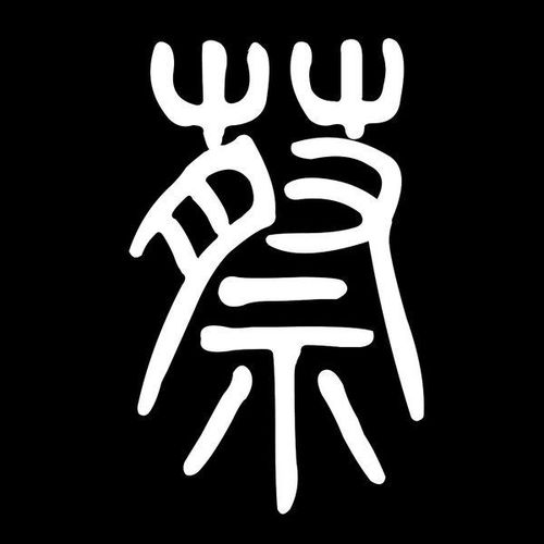 蔡字头像大全霸气