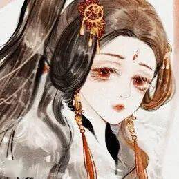 意境古风漫画女生头像相恨不如潮有信相思始觉海非深