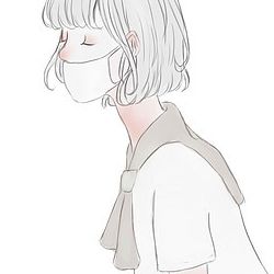 女头另类头像二次元插画手绘色彩堆糖,美好生活研究所