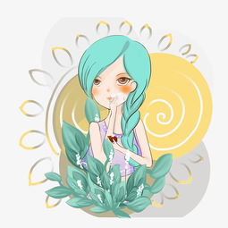 欧美风漂亮的小女孩图片素材其他格式下载动漫人物大全