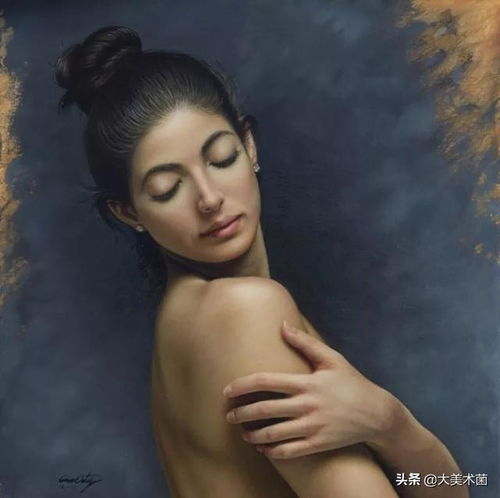 奥马尔的超写实油画刻画细致入微,画中女子性感迷人,令人心动