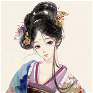 古风手绘女生头像,小乖乖更要好好生活