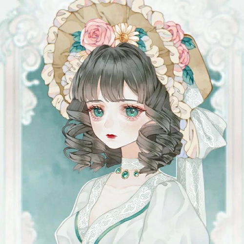 女生动漫头像绿色系列生活的温柔总会哒哒哒的跑进你怀里的