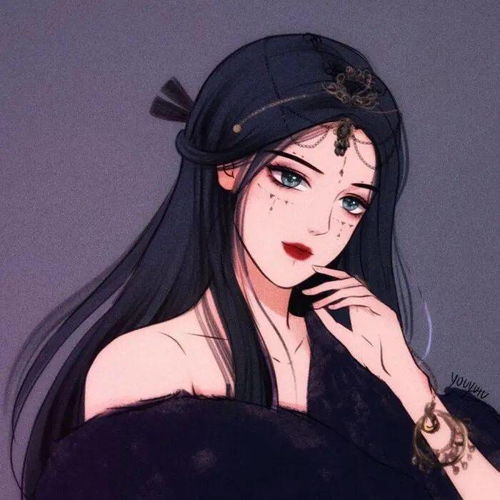 二次元动漫女生头像摸摸小猪头万事不用愁