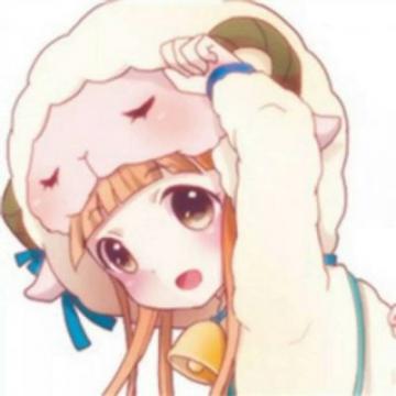 卡通动漫女生小清新头像2019喜欢和你一样甚至融为一体