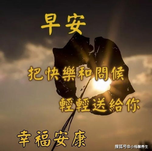 早晨好图片问候句子,简短温馨,让你好心情