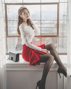 无论什么颜色在你的身上与黑丝搭配都是那么的美