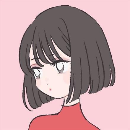 画师创作的粉红美少女穿搭插画