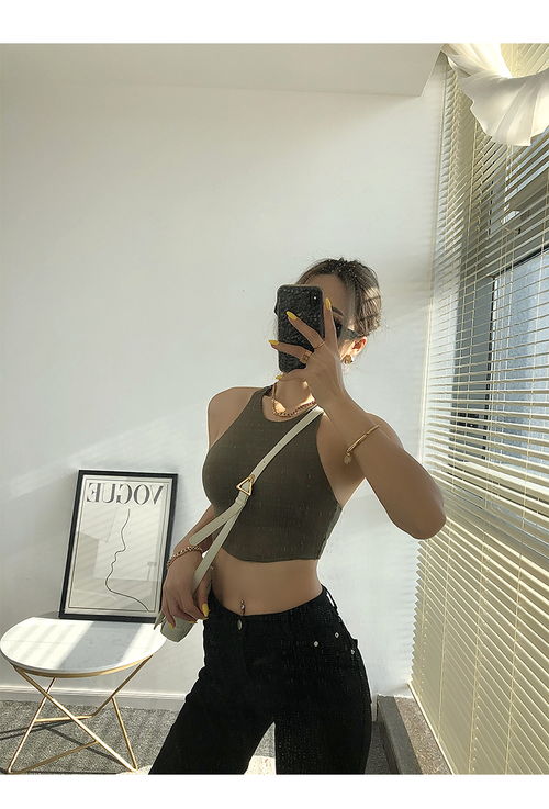 井也欧美ins性感露背紧身显瘦吊带女夏无袖百搭打底衫运动背心淘宝网