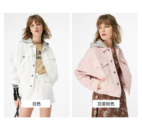 绫致only2019夏季宽松bf风连帽短款牛仔外套女119154527rs服装福卡商城
