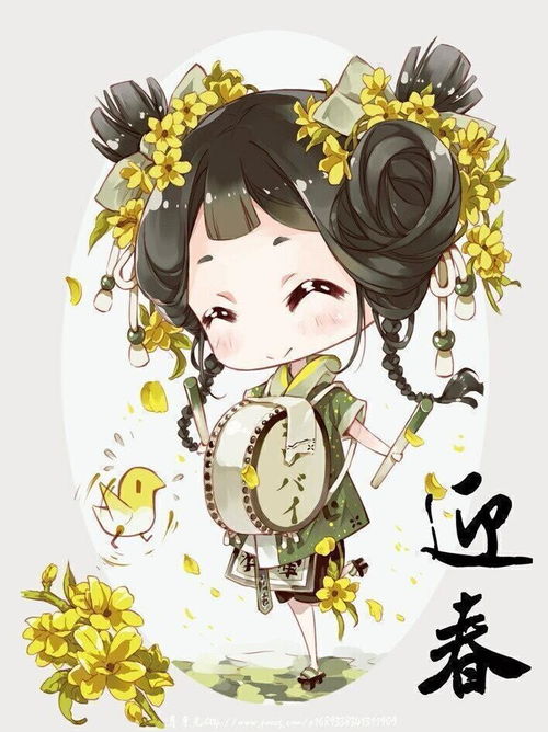 q版人物头像女生可爱线条