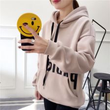 女套头带帽卫衣