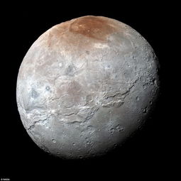nasa发布最新冥王星图像蓝色天空和红色水冰