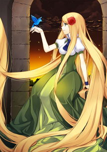 .rapunzel.p站二次元插画少女原创堆糖,美好生活研究所