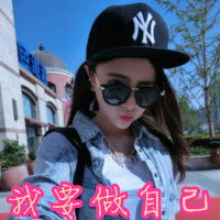 帮我制作一个qq女生带字头像,字要在这个头像上
