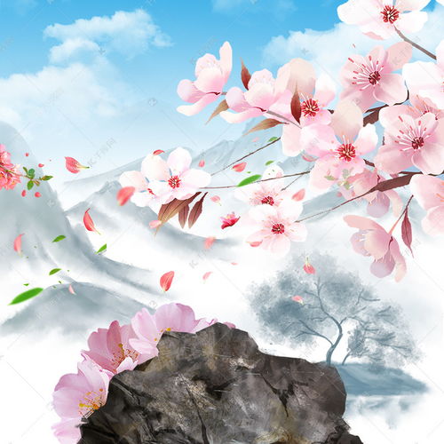 春天浪漫樱花美妆psd分层主图背景素材背景图片免费下载千库网