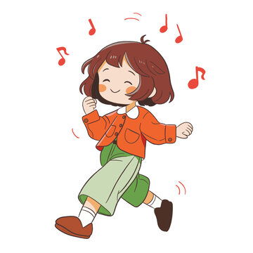 小女孩卡通头像制作动画片制作