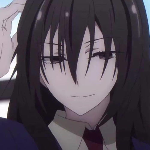 二次元女生头像动漫好看暗黑系的日漫风女头
