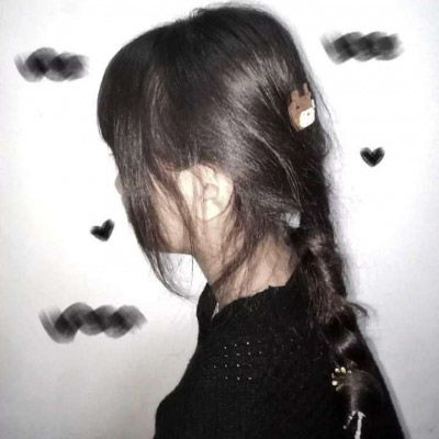 黑暗系头像闺蜜两人高冷