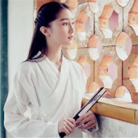 白衣气质古装女生唯美qq头像
