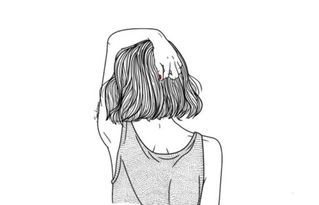 一场欢喜一场白复古手绘女生堆糖,美好生活研究所