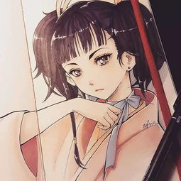 90后美女的小清新二次元动漫手绘,千万不要错过