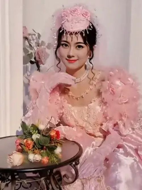 美女特效拍摄卖萌慢镜头清纯妹子古风美女古风