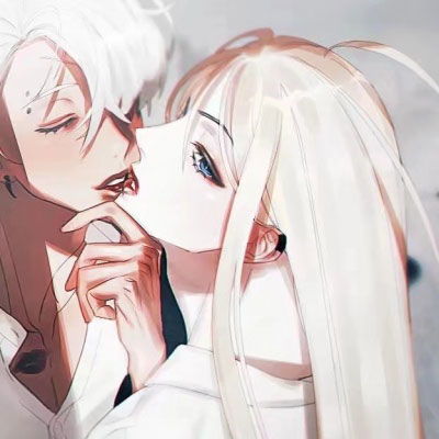 动漫黑白女生头像ins