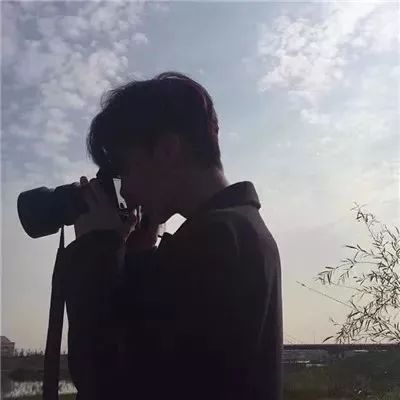 超好看的男女生背影头像