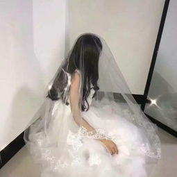 漂亮穿婚纱的女生头像