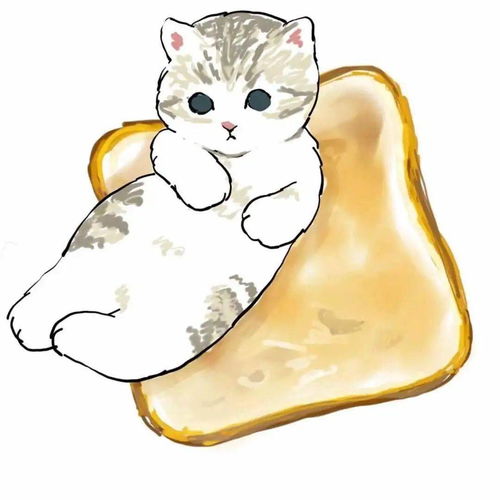 插画100幅可爱猫咪绘画,萌化你的心