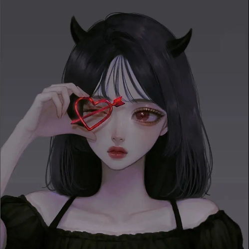 个性手绘女生头像