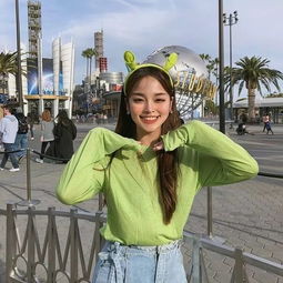 绿色系夏日穿搭,小个子美妞要尝试起来啊