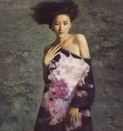油画美女,真的好性感