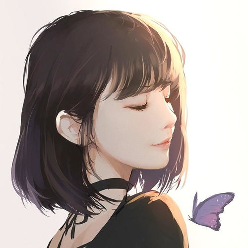 气质美女卡通头像比基尼