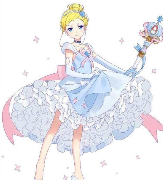 当迪士尼公主集体变成魔法少女还是白雪公主最可爱