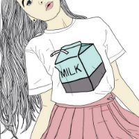 2016最新个性女生漫画头像抵挡不了爱过的画面