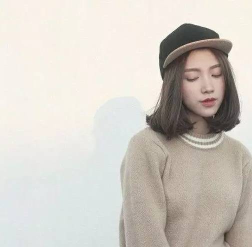 女生高级质感头像部位棕色调