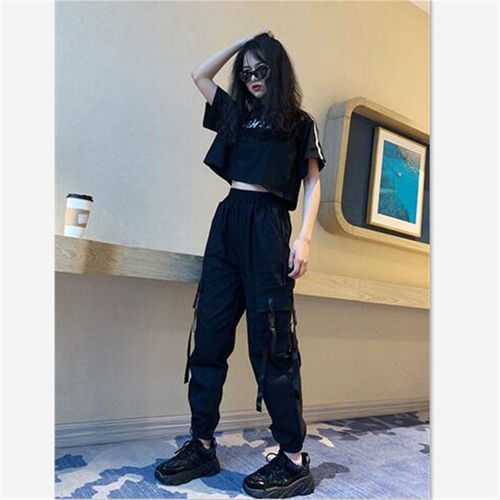 新款网红秋季韩版宽松原宿小个子高冷御姐风酷酷女孩穿搭街拍工装