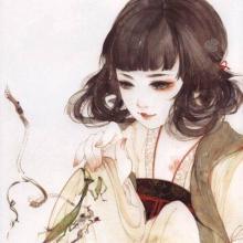求免抠古风女子立绘画风如下