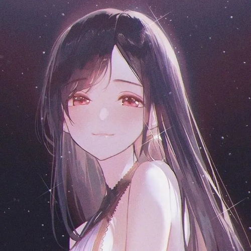 手绘风插画女头小众动漫女生头像