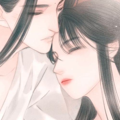 唯美古风情侣头像忆君心似西江水日夜东流无歇时