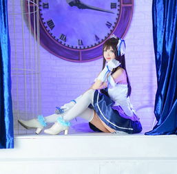 动漫人物涩谷凛cos图组写真黑长直美少女萌萌哒5