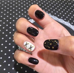 黑暗女生高级头像图片美甲
