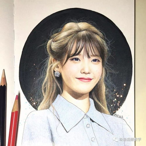 17岁初学画画的美女,彩铅画惊艳吸12万粉丝关注