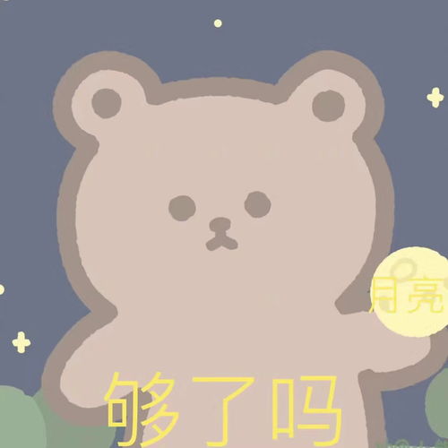 美女专用小熊表情包