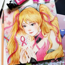 美女画师笔下水彩女生虽是画但让人怦然心动网友感觉要恋爱了