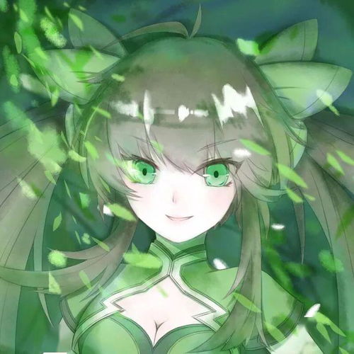 这波绿色系女生头像送给你
